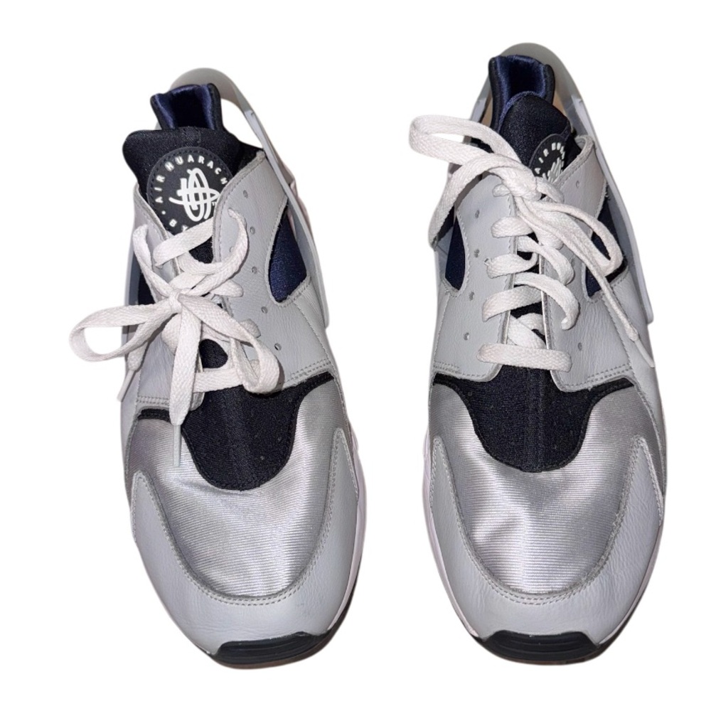 Mint! Nike AIR Huarache gray navy athletic men’s tennis shoes sneakers size 13 - Picture 13 of 17